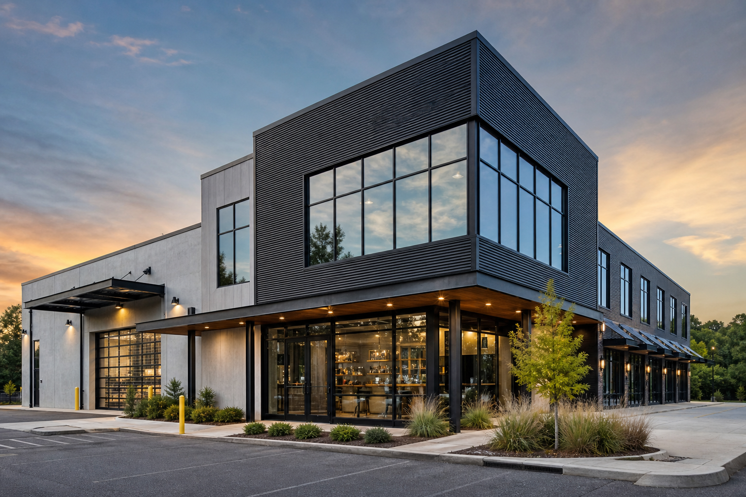 Modern office and commercial property
