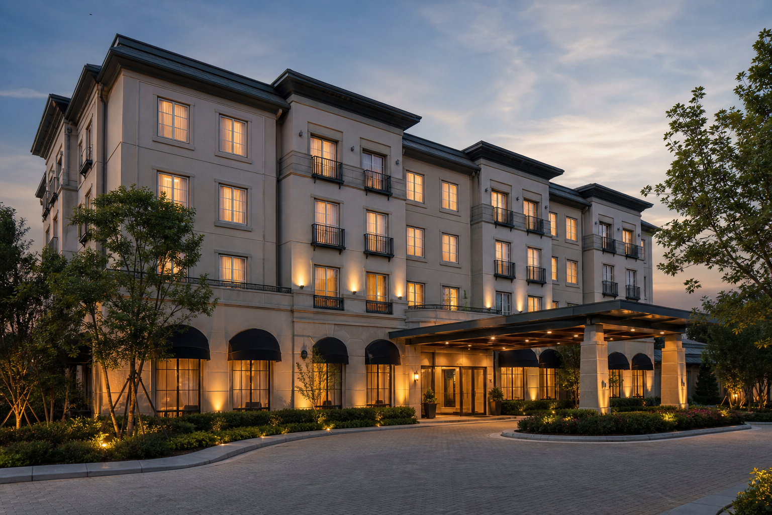 Luxury hotel property